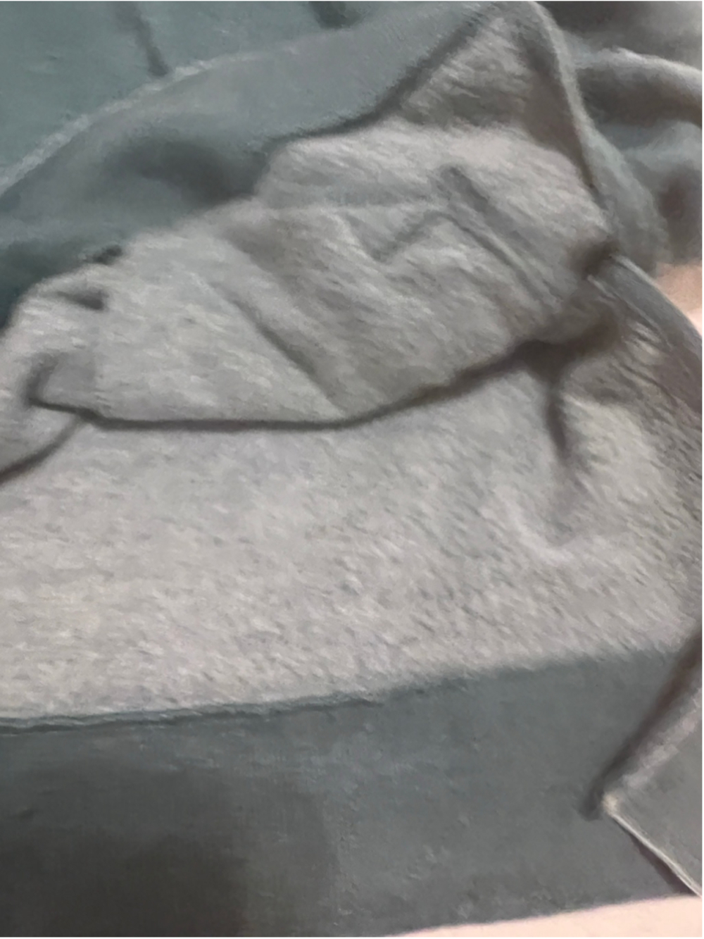 Women's Royce Washed Teal Hoodie Sweatshirt Size L - Picture 5 of 9